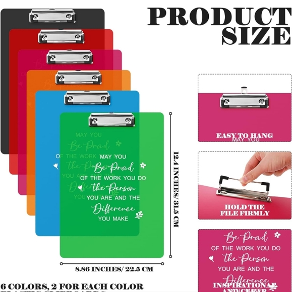 Colorful Clip Boards - Picture 4 of 4